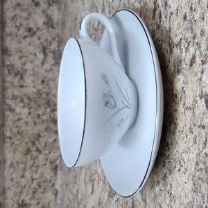 Royal Elegance by Creative Flat Cup & Saucer Set